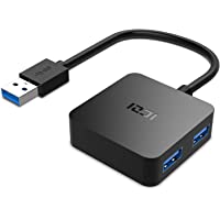 ICZI Hub USB 3.0 de 4 Puertos USB 3.0 - Adaptador usb 3.0 con Conector Niquelado de Alta Velocidade de Transmisión…